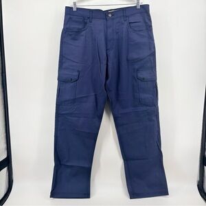 Lapco Fr Mens Blue Flame Resistant Cargo Pants ATPV 13.2 HRC/CAT 2 36x34 NWT